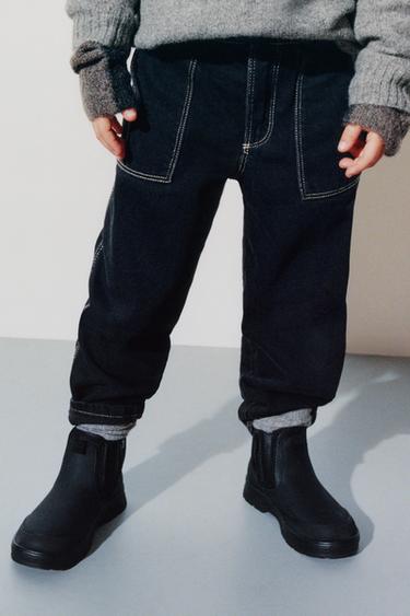 BOTA ENGOMADA - Negro de Zara
