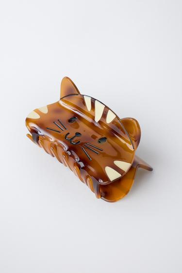 KITTEN HAIR CLIP - Tortoiseshell by Zara - Image 1