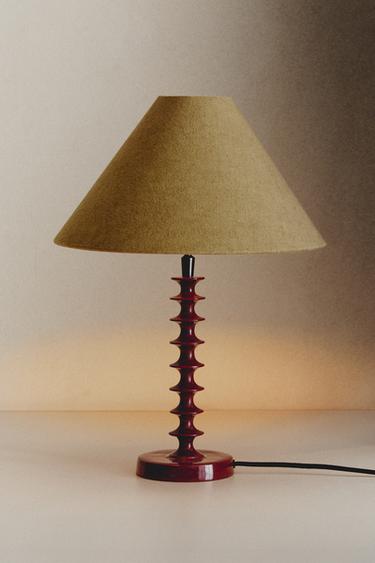 LÁMPARA MESA METAL - Burdeos de Zara