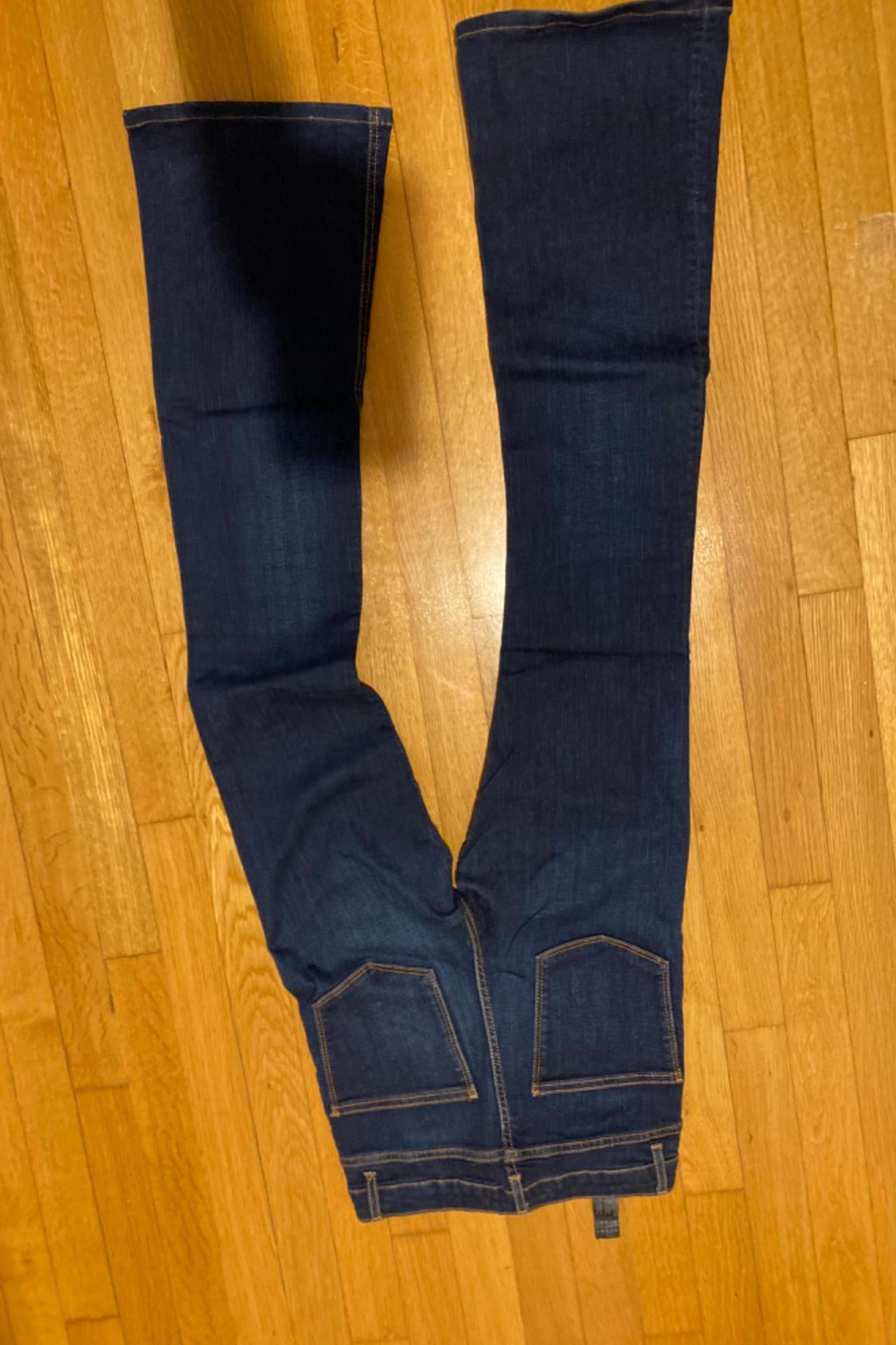ZW PREMIUM THE HIGH WAIST SKINNY FLARE MELLOW BLUE JEANS - Image 5