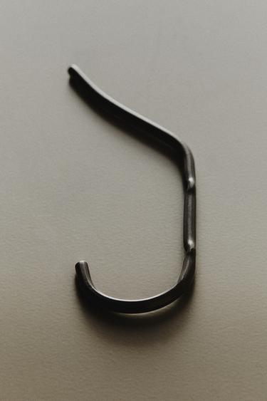 PACK OF LARGE DARK METAL HOOKS (PACK OF 2) - Black by Zara - Image 5