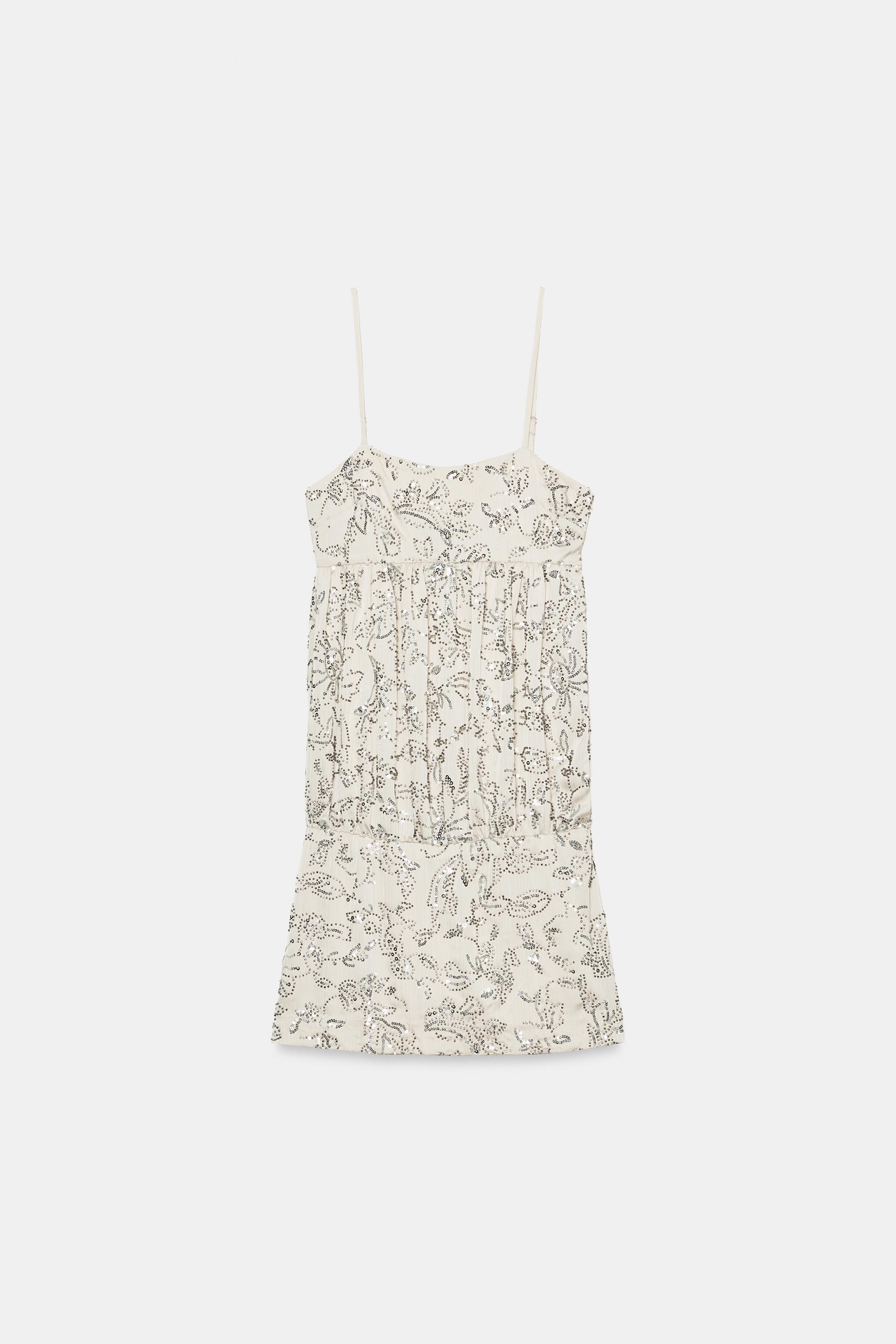 BEADED MINI DRESS
