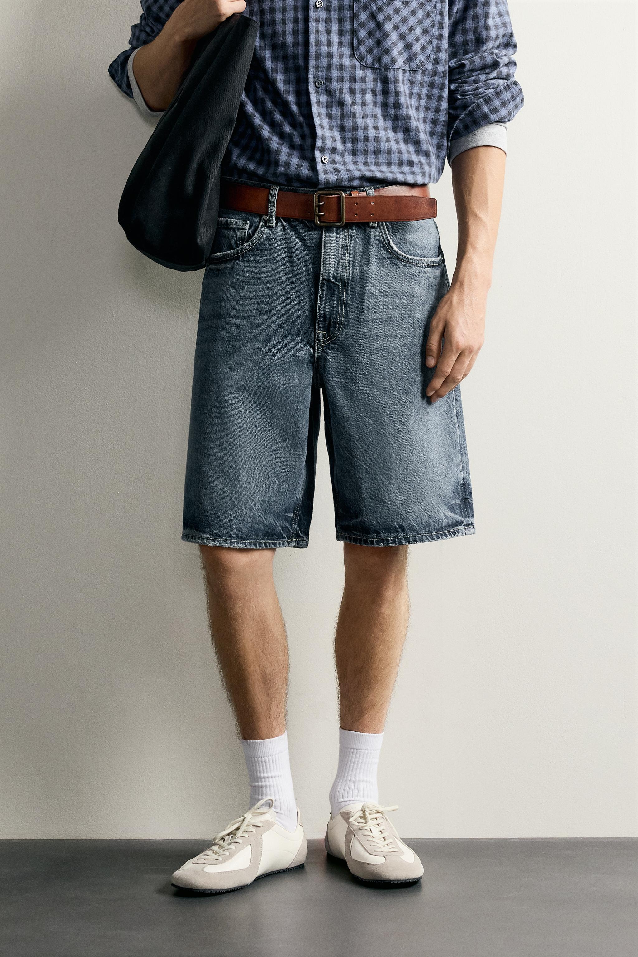 BERMUDA EN JEAN RELAXED FIT