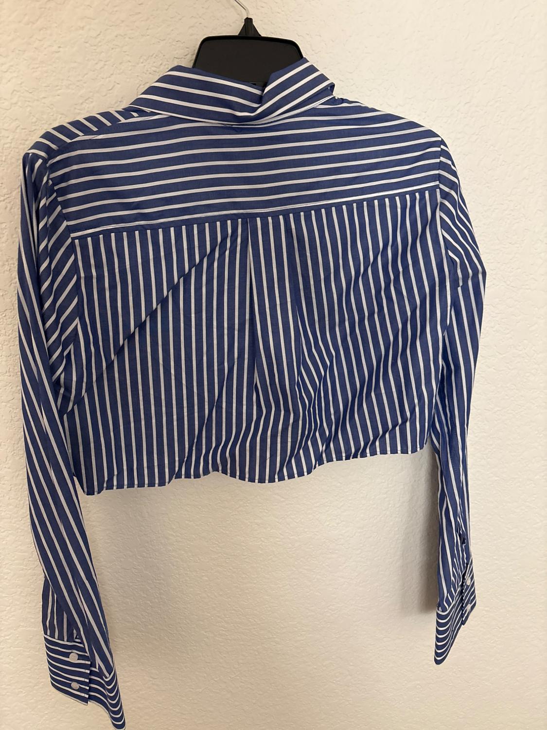 CROP POPLIN SHIRT - Image 2