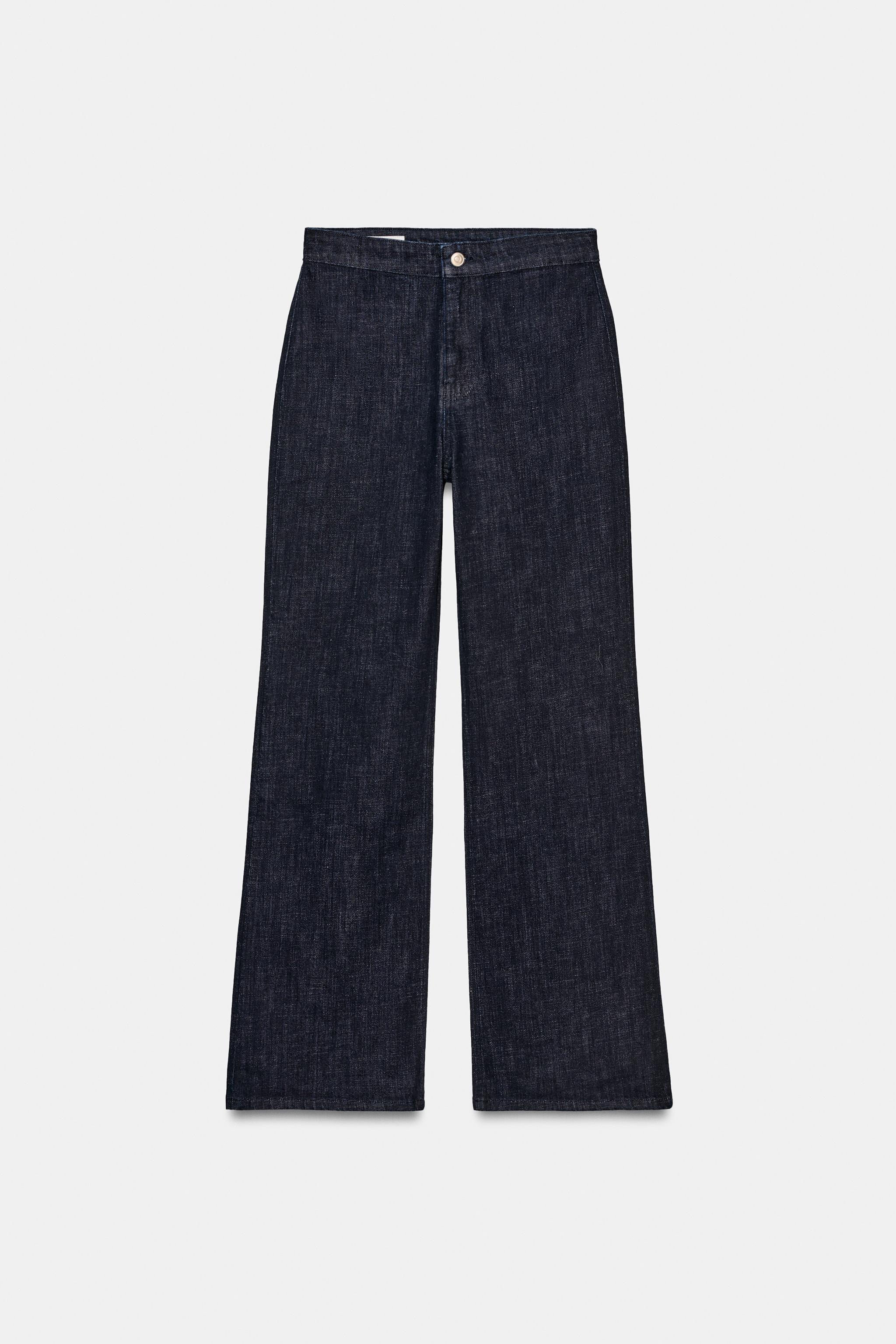 YÜKSEK BEL KOT GÖRÜNÜMLÜ PANTOLON - Görsel 5