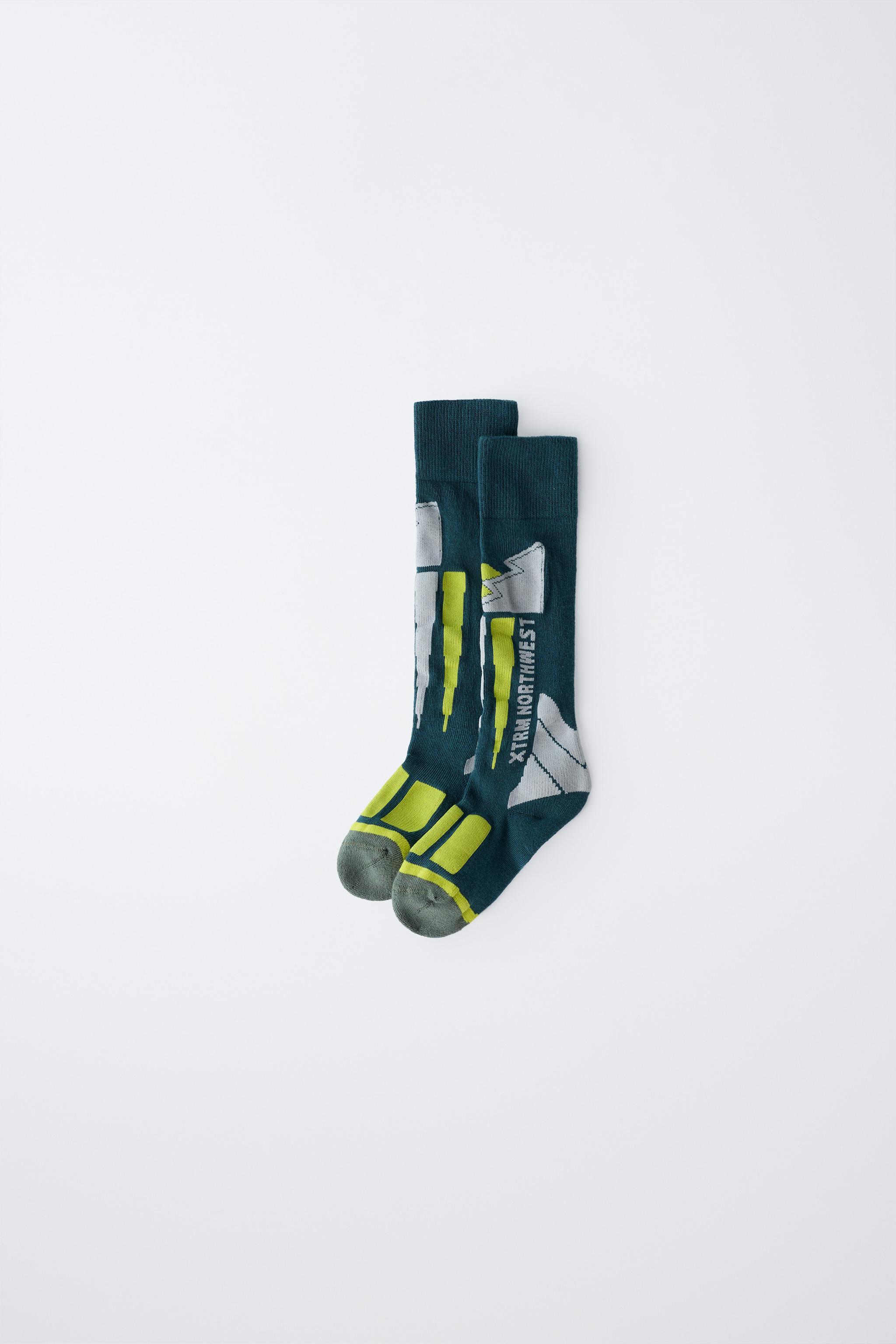 THERMAL KNEE-HIGH SOCKS SKI COLLECTION - Duck green | ZARA United