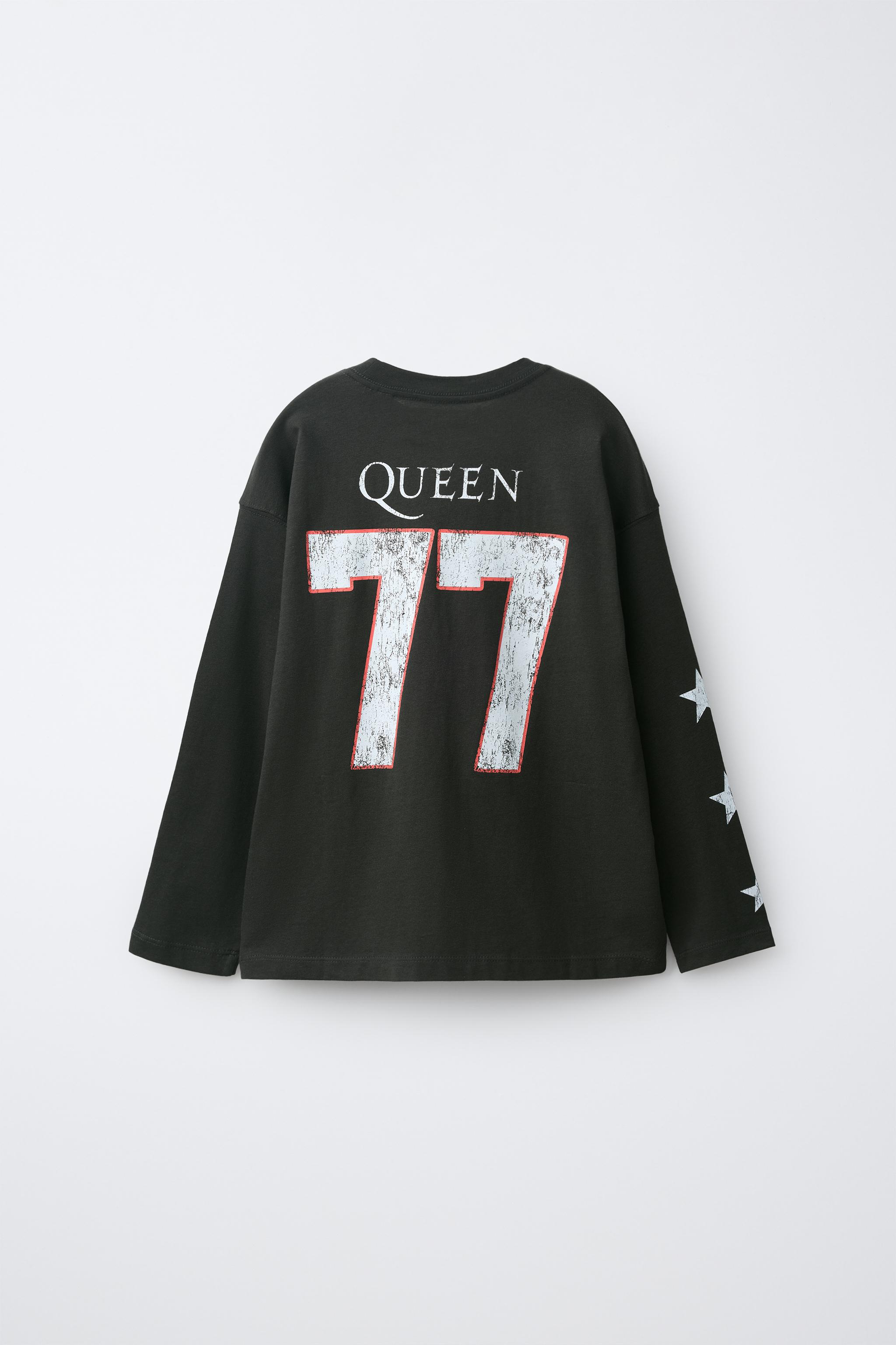QUEEN ©™ PRINT T-SHIRT - Dark anthracite | ZARA United States