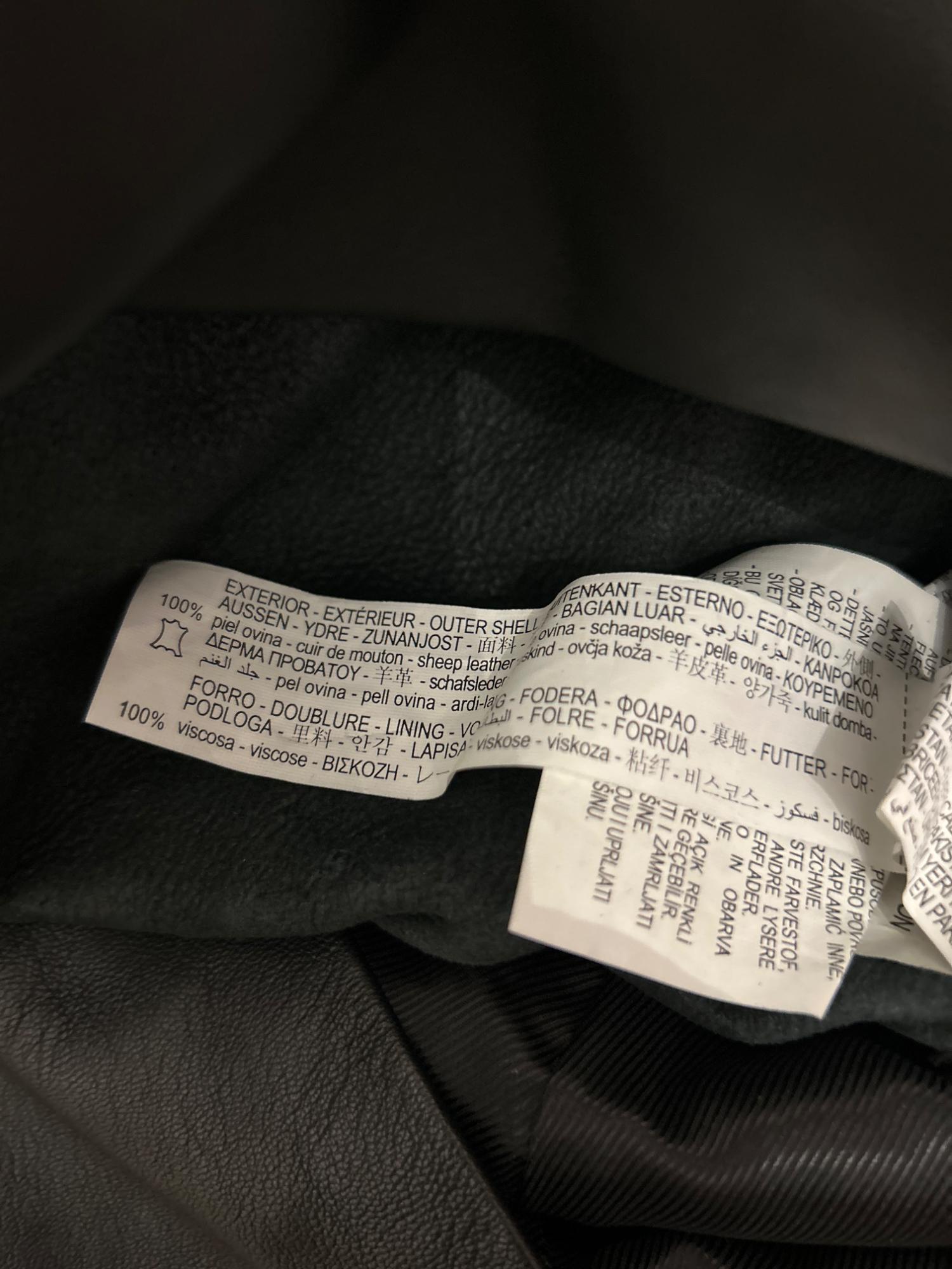 LEATHER DRESS WITH SCARF DETAIL