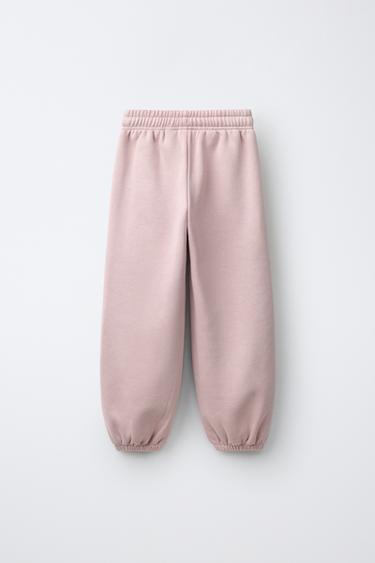 VARSITY FLEECE JOGGER PANTS — Pink 2
