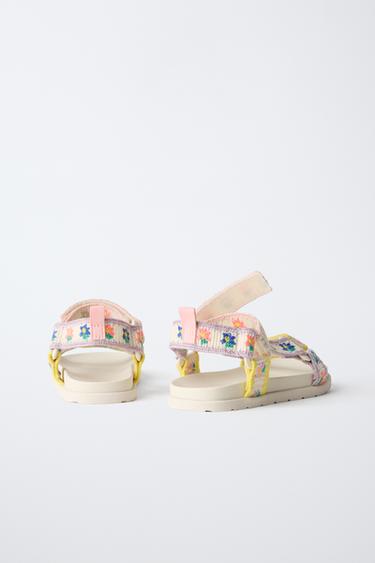 TECHNICAL SANDALS - Ecru White by Zara - Image 5