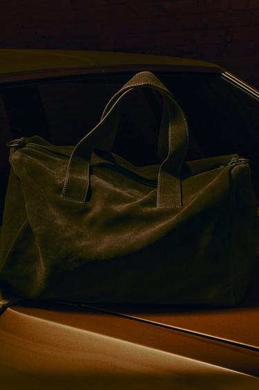 MALA DE VIAGEM EM PELE LIMITED EDITION - Castanho da Zara