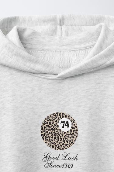 BILLIARD BALL HOODIE - Grey marl by Zara - Image 2