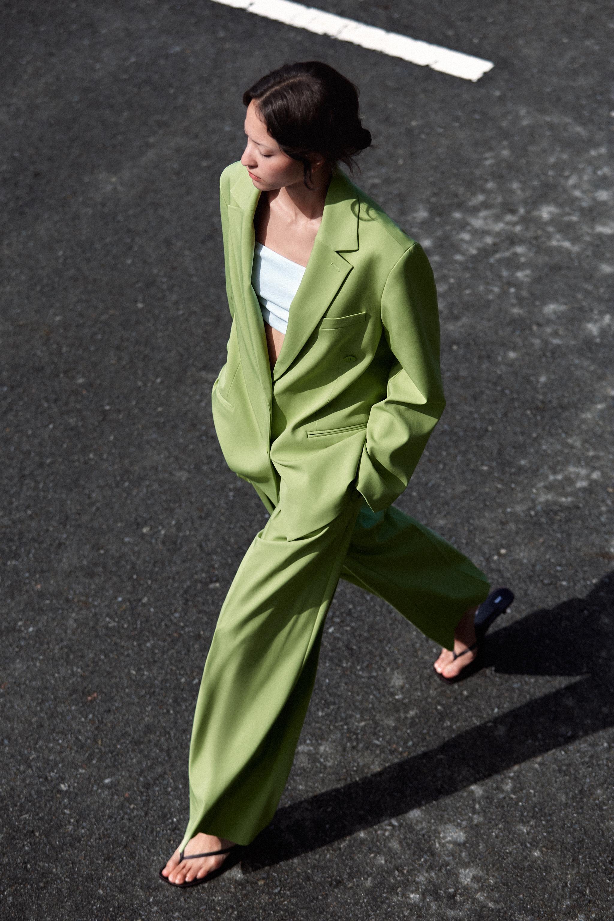 Hosenanzüge Für Damen Damen-Anzug-Set Übergröße Lässiger Blazer