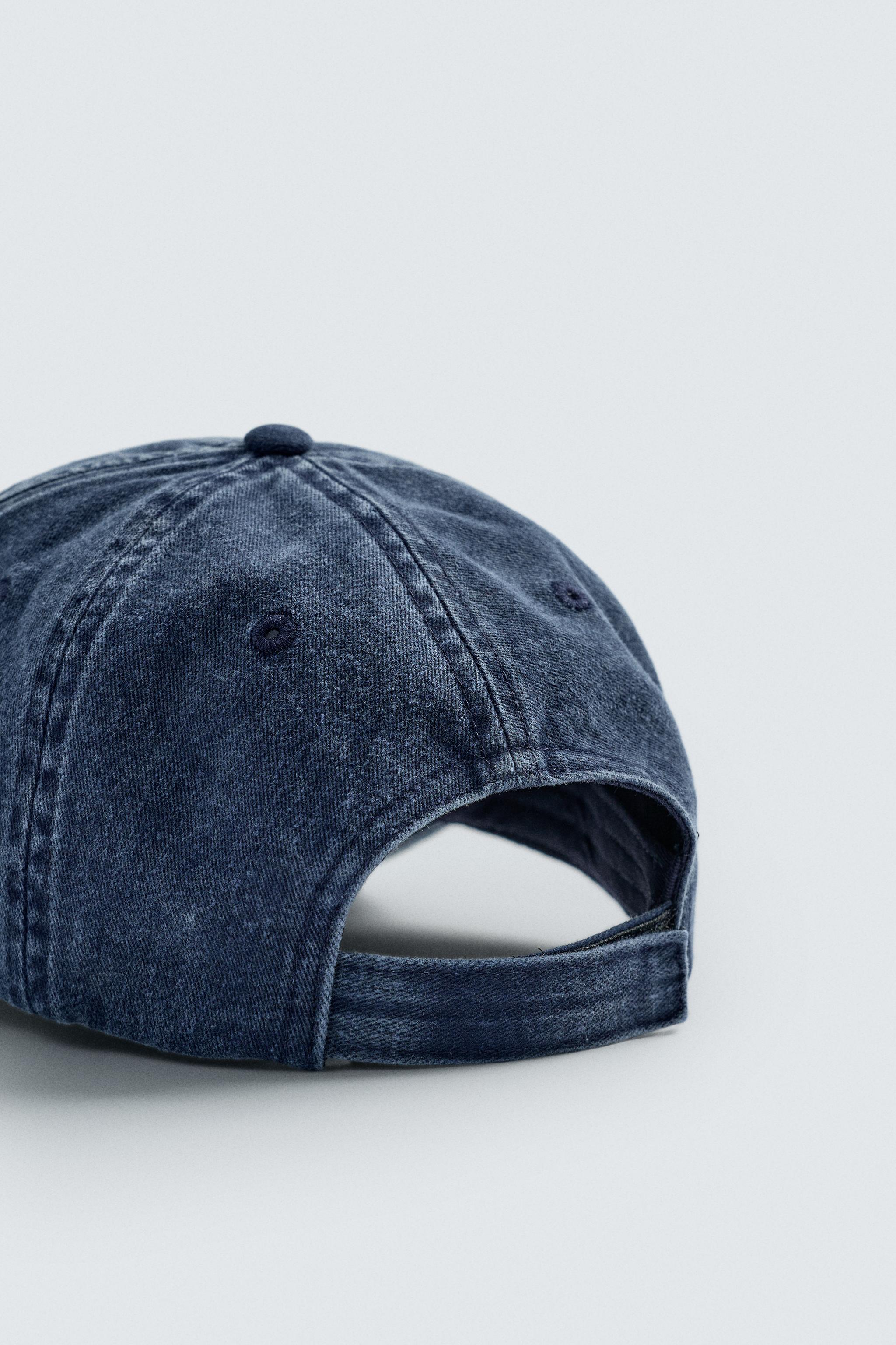 WASHED EMBROIDERED TEXT CAP
