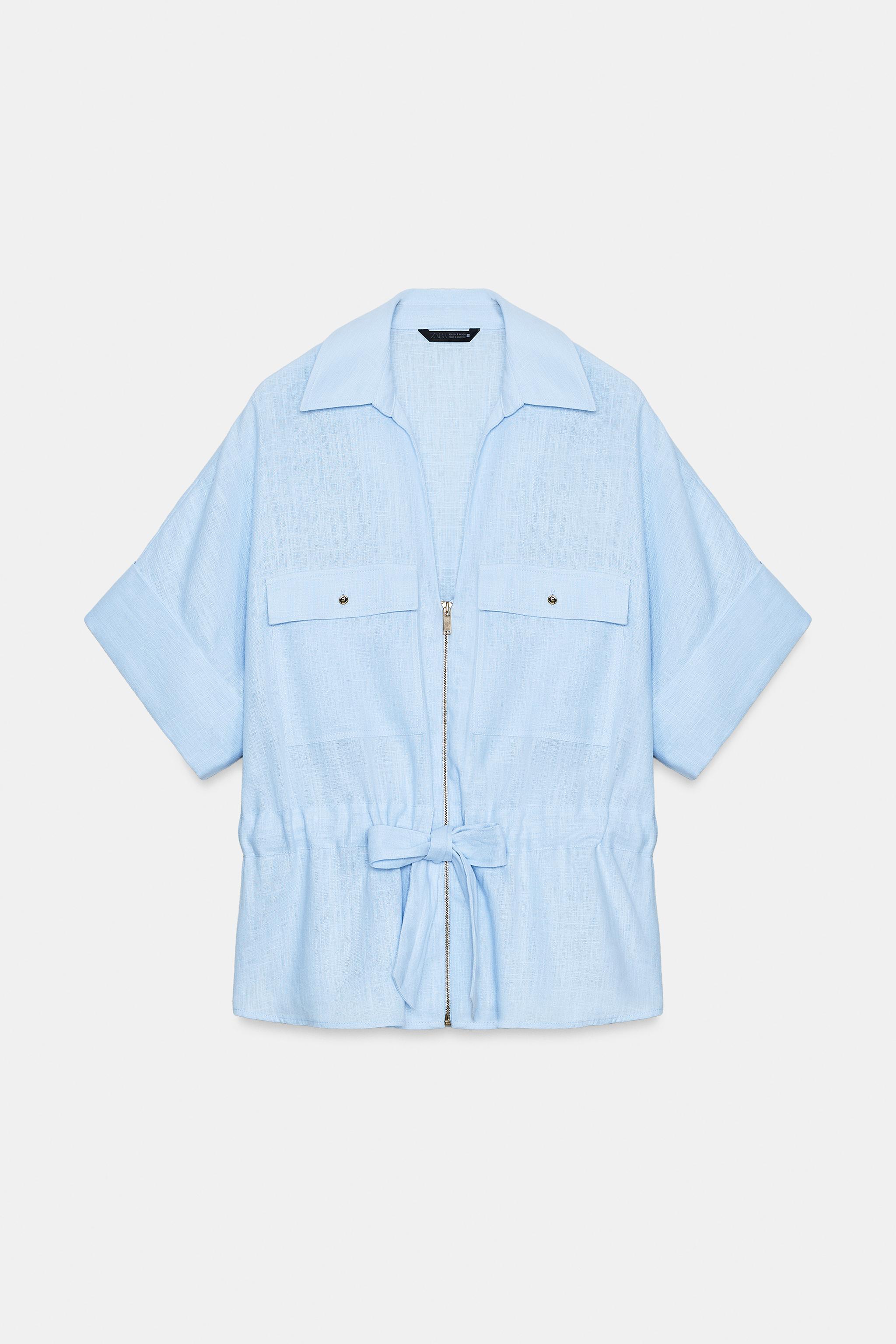 CHEMISE SAFARI AVEC LIN