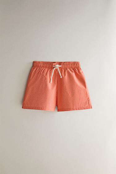 Zara KIDS' BEACH SWIMSUIT - Coral - Image 0