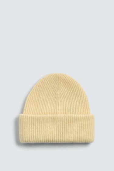 BRUSHED KNIT BEANIE - Butter by Zara