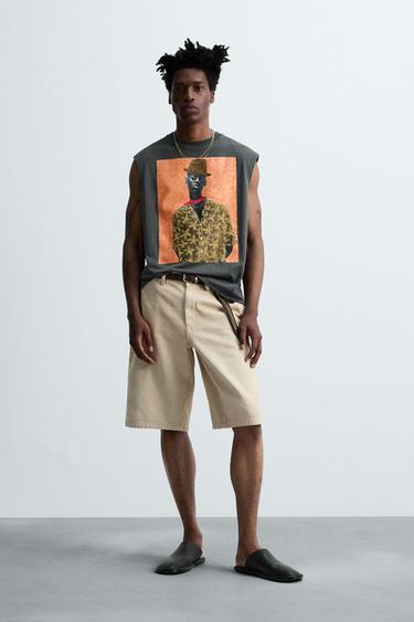 BERMUDA COUPE AMPLE © OTIS KWAME KYE QUAICOE - Marron clair de Zara