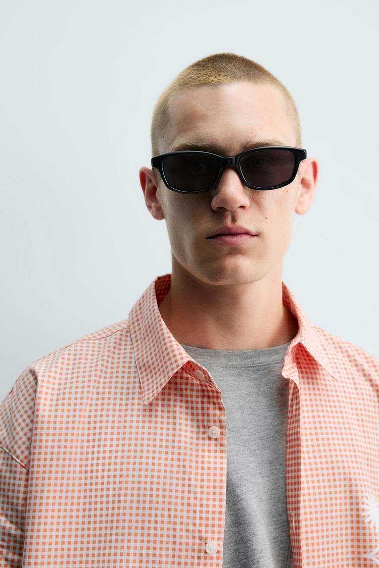 Camisa de corte boxy con estampado de eslogan 5