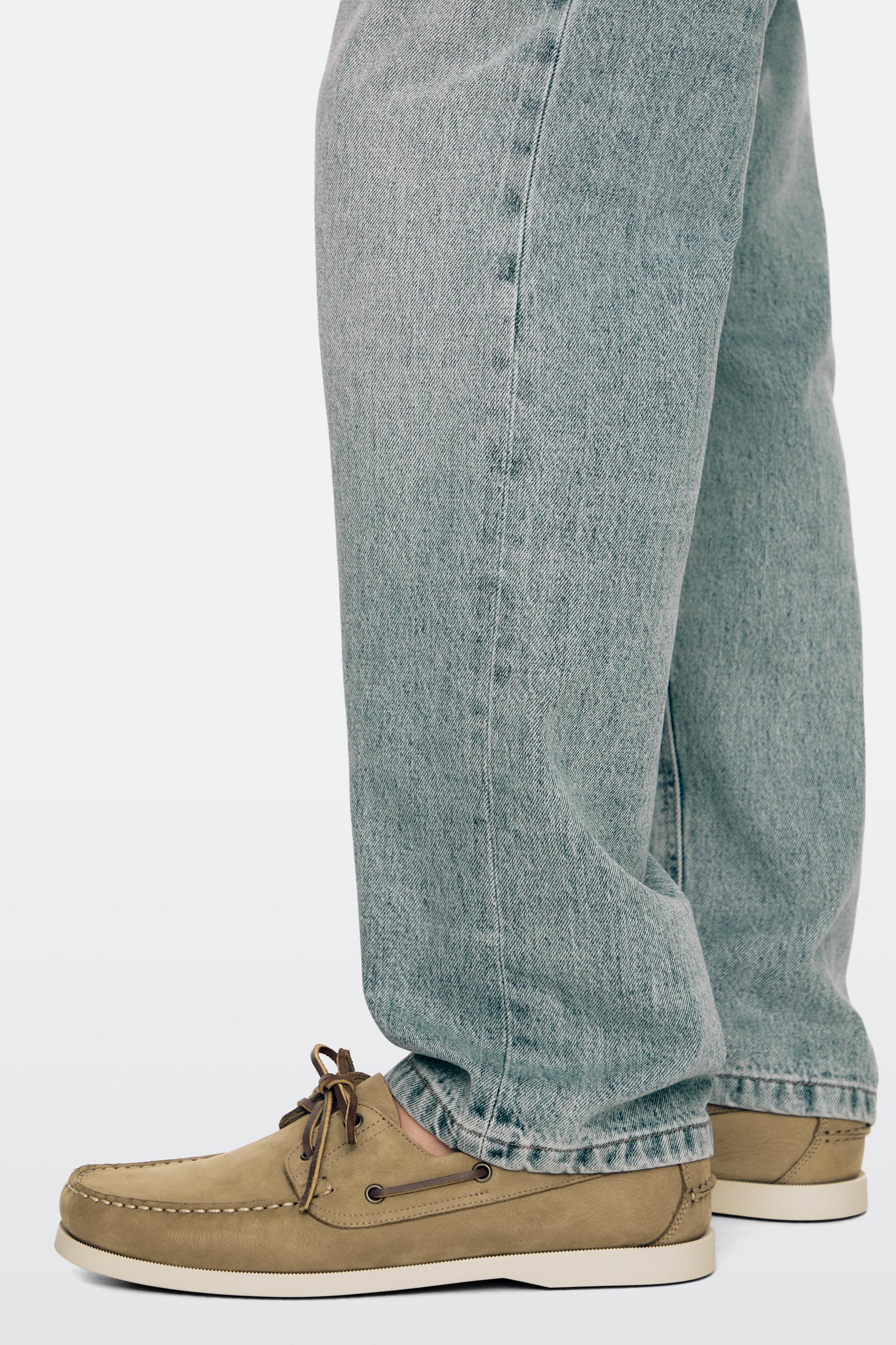 Leather deck shoes — SAND/BROWN