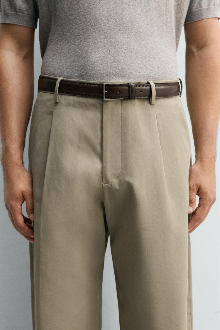 Cinturón de cuero para vestir