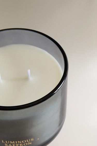 (400 G) LUMINOUS SAFFRON SCENTED CANDLE - Mustard by Zara - Image 2