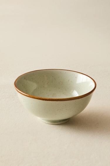 MINIBOL PORCELAINE BORD EFFET ANTIQUE - Vert d'eau de Zara - Image 5
