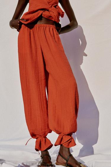 Zara Pants - Burnt orange