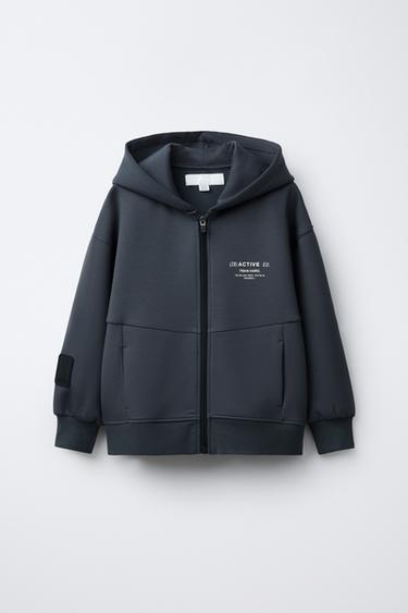 SPORTY HOODIE - Anthracite grey by Zara