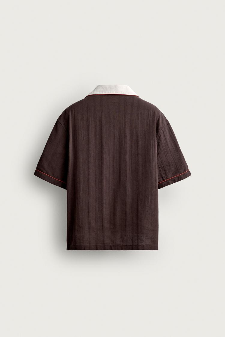 Camisa de corte relajado con bordado de chile 8