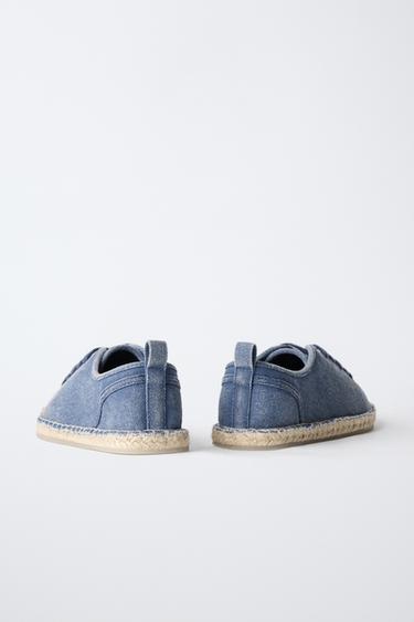 STORIESZ - DENIM SNEAKERS - Navy Blue by Zara - Image 4