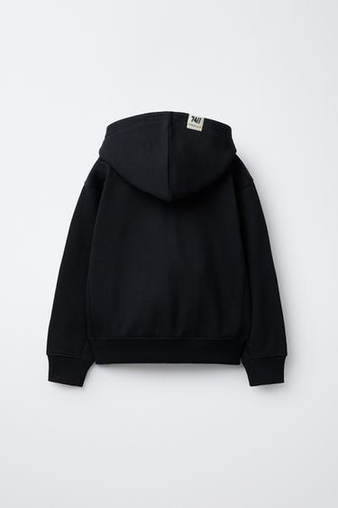 FLEECE SWEATSHIRT AND BALLOON TROUSERS SET - Dark navy by Zara - Image 2