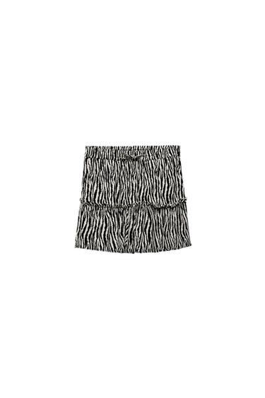 PRINTED SKORT