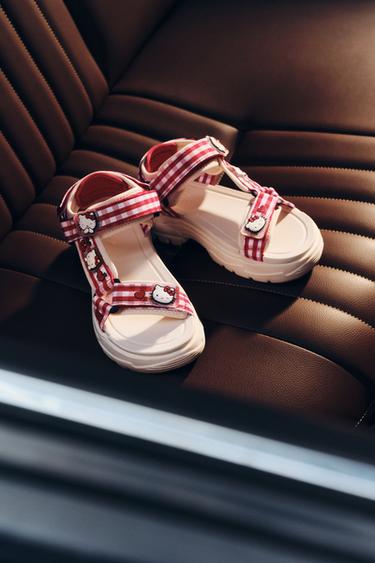 HELLO KITTY© SANRIO TECHNICAL SANDALS - Red by Zara - Image 0