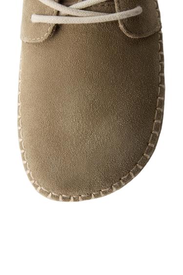 BAREFOOT-LEDERSCHUH - Sandfarbe von Zara