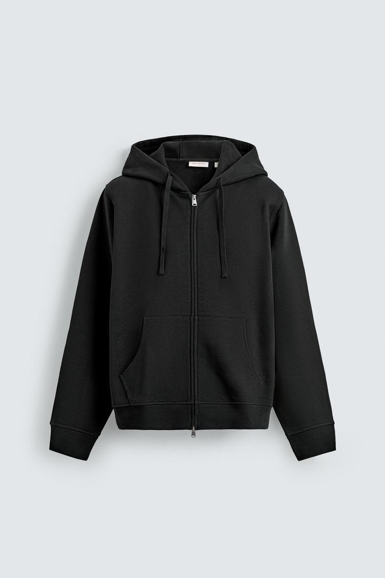 ZARA HEAVYWEIGHT HOODED ZIP-UP SWEATSHIRT ORIGINS