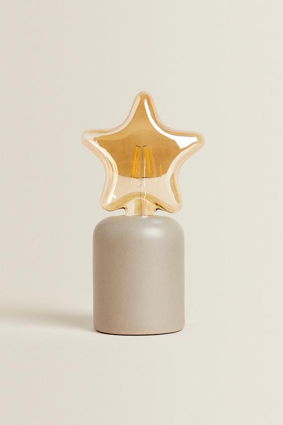 TABLE LAMP WITH STAR LIGHT BULB - Bluish by Zara - Image 0