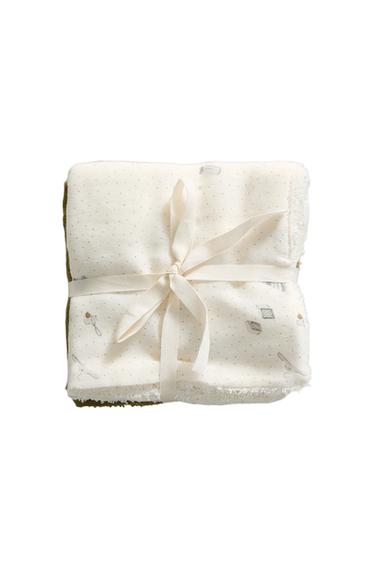 MINI BABY TOWEL (PACK OF 3) - Ecru by Zara