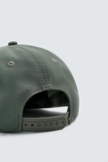 CASQUETTE VISIÈRE PLATE BRODÉE - Kaki de Zara - Image 7