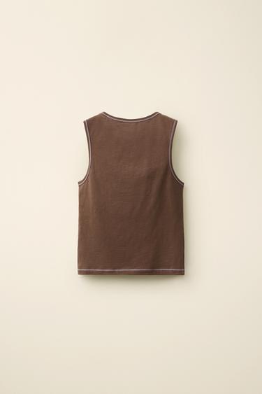 CREATED BY CARAMEL LONDON X ZARA T-SHIRT - Light brown by Zara - Image 3