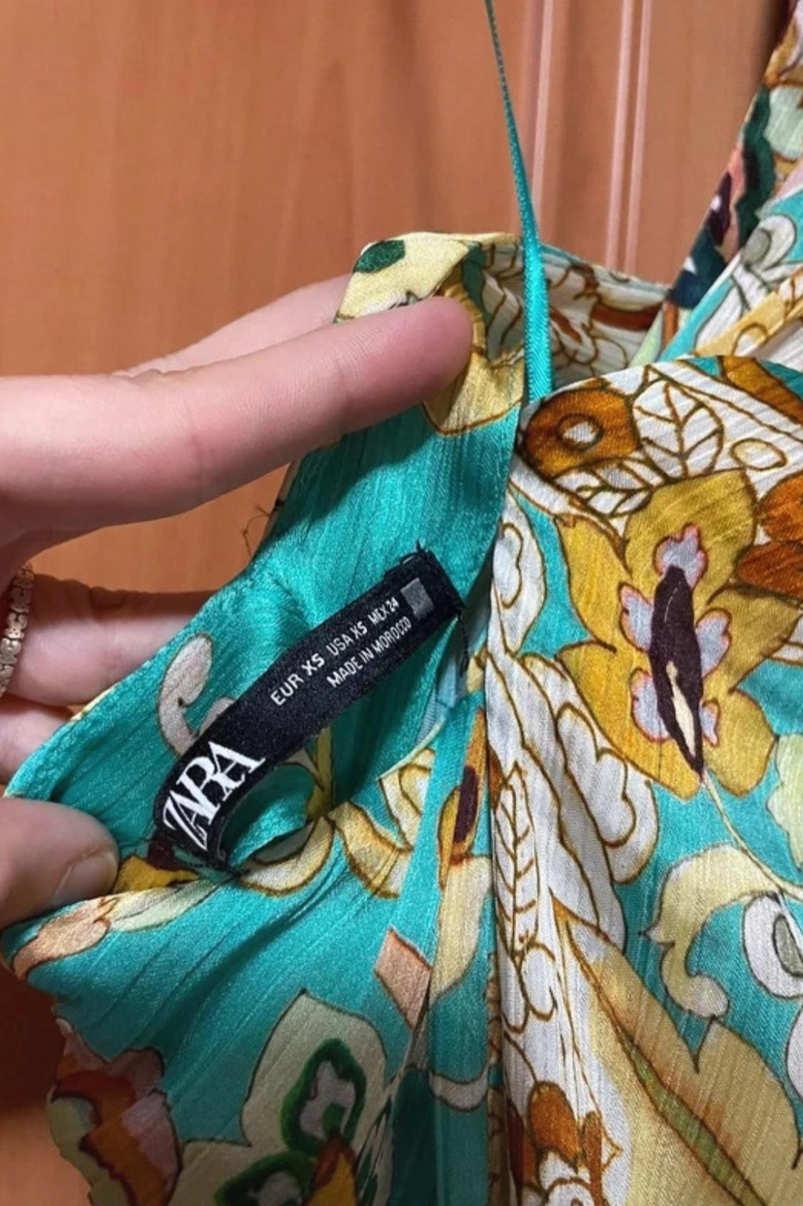 LONG FLORAL PRINT DRESS - Image 2