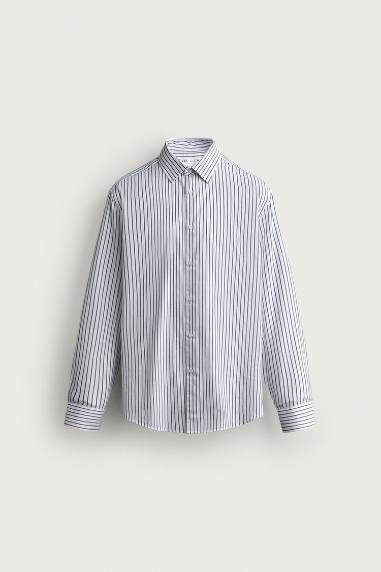 STRIPED REGULAR FIT SHIRT