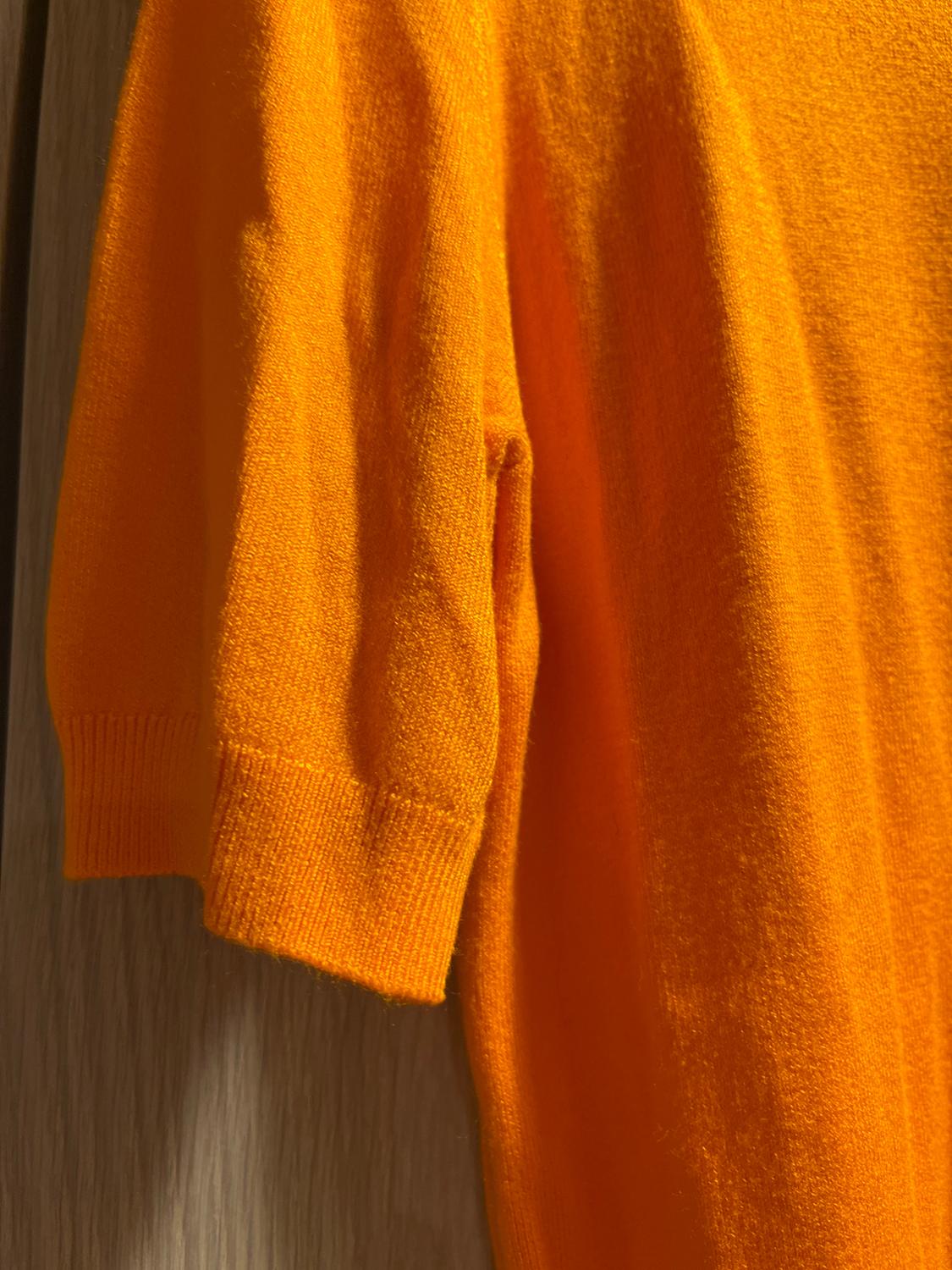 BASIC PLAIN KNIT TOP WITH SHORT SLEEVES - Image 2