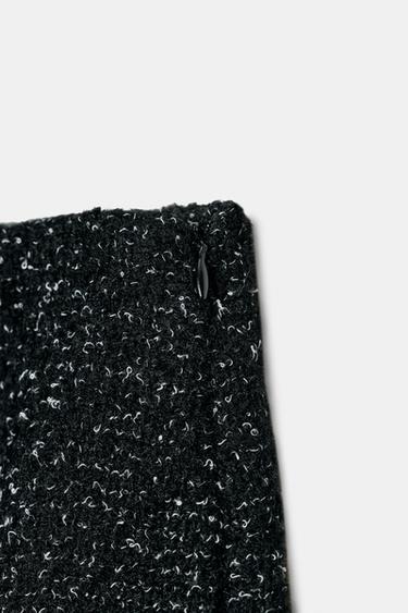 JUPE-PANTALON STRUCTURÉE - Noir de Zara - Image 9