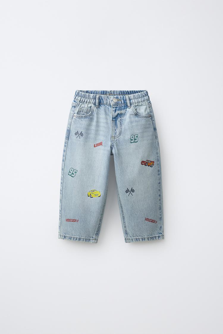Jeans baggy cars rayo mcqueen disney pixar