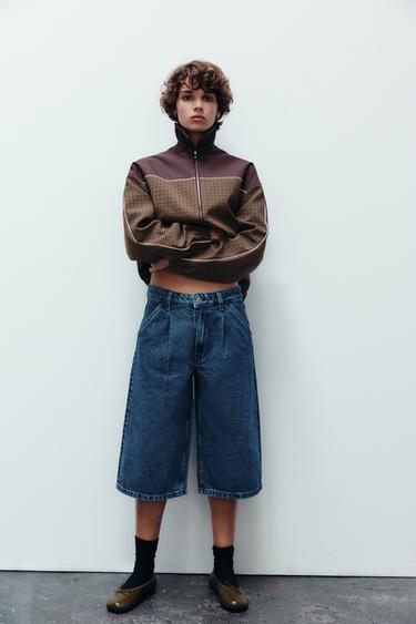 КОЖАНЫЕ БАЛЕТКИ С БАНТОМ — Зеленый от Zara — изображение 0