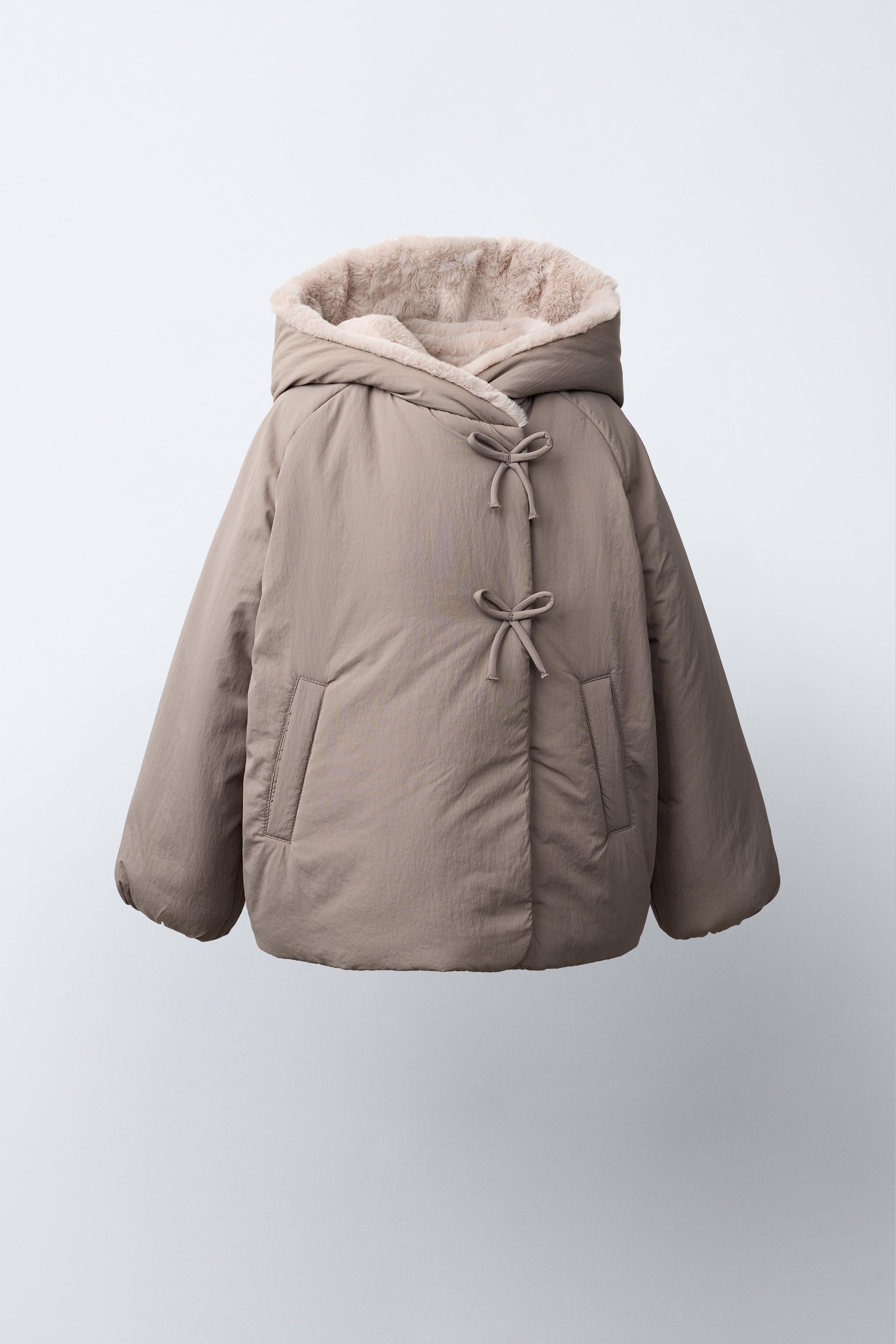 MANTEAU EFFET FOURRURE DÉPERLANT