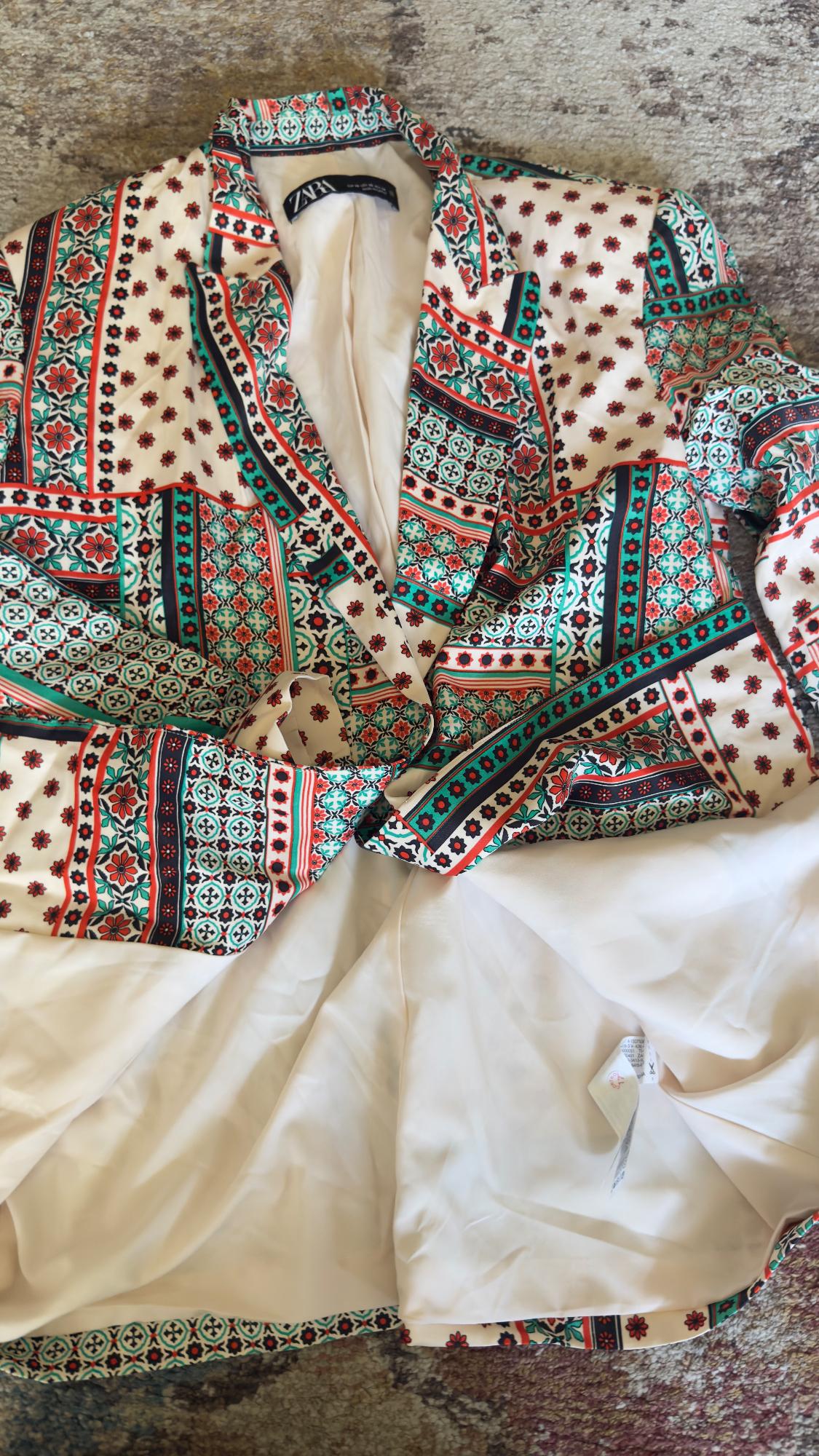 FLUID PRINTED BLAZER - Image 6