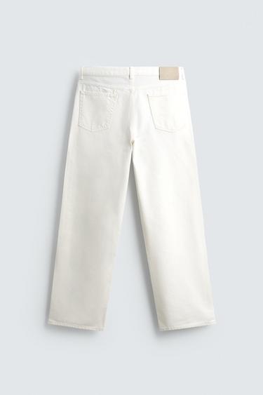 JEAN COUPE DROITE - Blanc cassé de Zara - Image 6