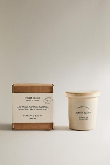 (170 G) BOUGIE PARFUMÉE SUNSET AZAHAR - Orange de Zara - Image 0